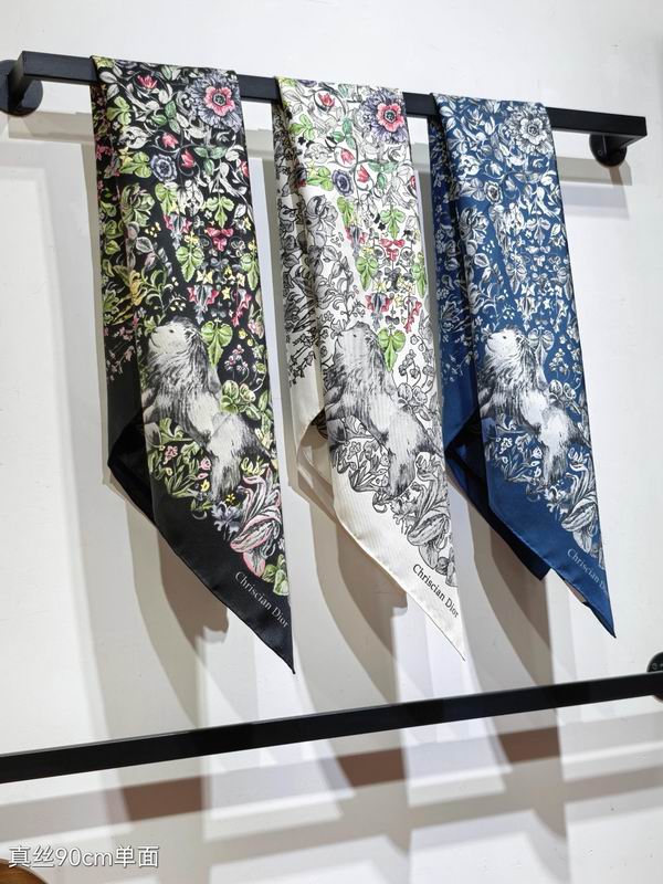 Dior silk scarf 90X90cm E011001